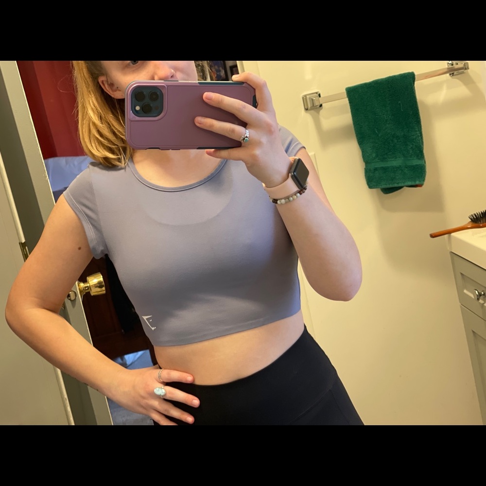 Gymshark Grey Cropped Top